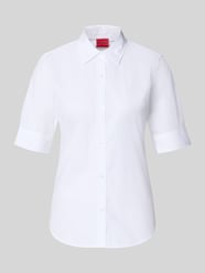 Bluzka koszulowa o kroju oversized z czystej bawełny model 'The Summer Shirt' od HUGO - 8