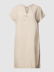 Stoffkleid aus Leinen-Viskose-Mix Modell 'Falakka' von B.Young Beige - 19