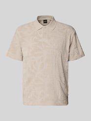 koszulka polo o kroju regular fit z mieszanki bawełny model 'PE_FLOWER' od BOSS Orange - 5