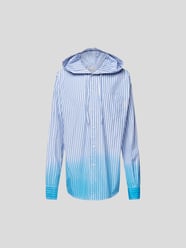 Oversized Freizeithemd mit Kapuze von Marni Blau / Türkis - 12