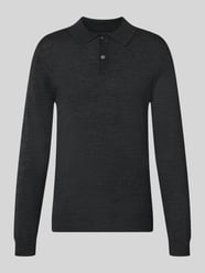 Regular Fit Poloshirt aus Woll-Mix von Christian Berg Men - 24