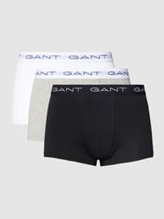 Trunks mit Logo-Stitching im 3er-Pack von Gant Grau / Schwarz - 48