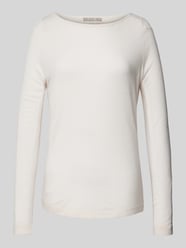 Wollpullover mit U-Boot-Ausschnitt von Christian Berg Woman Selection Beige - 7