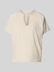 Relaxed Fit Blusenshirt aus reiner Baumwolle von Marc O'Polo Beige - 21