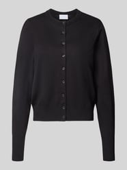 Regular Fit Cardigan mit dekorativen Ärmelknöpfen von Jake*s Collection - 5