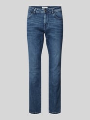 Regular Slim Jeans mit Label-Detail Modell 'Josh' von Tom Tailor Blau - 15