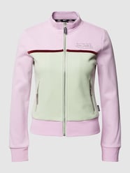 Sweatjacke mit Strasssteinbesatz Modell 'MONROE' von Von Dutch Lila - 28