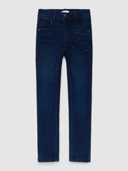 Slim fit jeans in 5-pocketmodel, model 'POLLY' van Name It Blauw / turquoise - 27