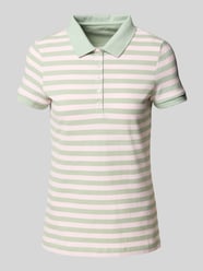 Regular Fit Poloshirt mit Strukturmuster von Christian Berg Woman - 46