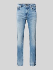 Slim Fit Used-Look-Jeans Modell 'DELAWARE' von BOSS Orange Blau - 28