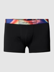 Trunks mit Logo-Bund von Calvin Klein Underwear Plus Schwarz - 48