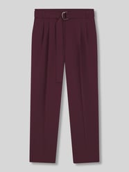 Regular fit broek met riemsluiting van BOSS Bordeaux - 23