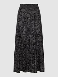 Maxirock mit Allover-Muster Modell 'VENEDIG' von Only Schwarz - 25