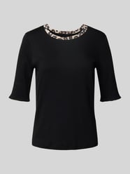 Regular Fit T-Shirt mit Animal-Print von Marc Cain - 5
