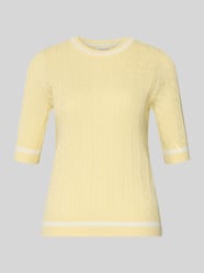Strickpullover mit gerippten Abschlüssen von Christian Berg Woman - 14