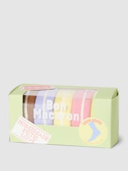 Socken mit Streifenmuster Modell 'Macaron' von Eat my Socks Grün - 1