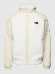 Sherpa Jacket mit Label-Patch von Tommy Jeans Beige - 38