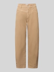 Tapered Fit Cordhose aus Baumwoll-Mix Modell 'ELIN' von CAMBIO Beige - 18
