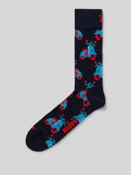 Skarpety z nadrukiem z motywem Model 'Scooter' od Happy Socks - 6