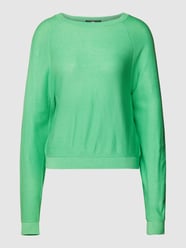 Gebreide pullover met ronde hals van QS by s.Oliver  Groen - 6