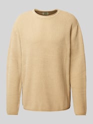 Strickpullover mit Rollsaum Modell 'RYAN' von Redefined Rebel Beige - 14