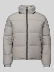 Steppjacke mit hohem Stehkragen Modell 'ONSMAVERICK' von ONLY & SONS Beige - 5
