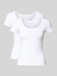 T-shirt met logoprint van HUGO - 15