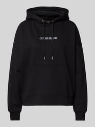 Oversized Hoodie mit Kapuze von Guess Jeans Schwarz - 6