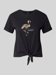 T-shirt o kroju regular fit z czystej bawełny model 'DORA LIFE' od ONLY - 8