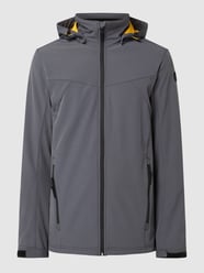 Kurtka softshell z odpinanym kapturem model ‘Brimfield’ od Icepeak Szary - 35