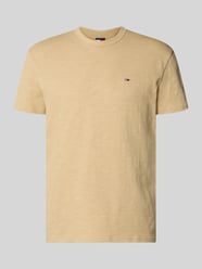 regular fit T-shirt van puur katoen van Tommy Jeans Beige - 28