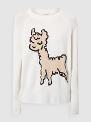 Pullover aus Merinowolle von Frogbox Weiß - 14