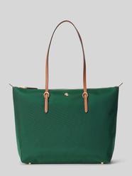 Handtas in de hand met logodetail model 'KEATON' van Lauren Ralph Lauren - 33