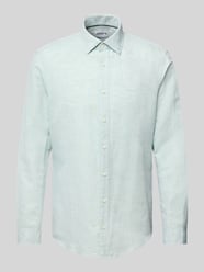 Slim Fit Freizeithemd aus Leinen-Baumwoll-Mix von Jake*s - 20