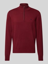 Gebreide pullover met schipperskraag van Fynch-Hatton Bordeaux - 39