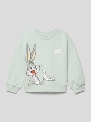 Sweatshirt mit Motiv-Print von Mango Grün - 7