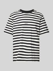 T-Shirt mit Label-Print Modell 'VESTERBRO' von Jack & Jones Schwarz - 25