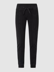 Luźne spodnie o kroju relaxed fit z denimu model ‘May’ od Rosner Czarny - 28