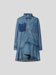 Jeansjumpsuit mit Volants von RED Valentino Blau - 29