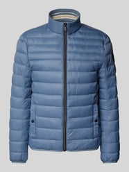 Steppjacke mit Stehkragen von Christian Berg Men Blau - 7