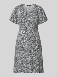mini-jurk van viscose met V-hals en knoopsluiting van zero - 29