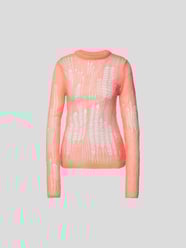 Pullover in Grobstrick-Optik von Rick Owens Rosa - 1