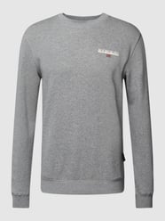 Sweatshirt mit Logo-Print Modell 'ICE' von Napapijri Grau - 40
