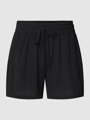 PLUS SIZE korte broek met elastische band van ONLY CARMAKOMA Grijs / zwart - 8