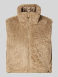 Boxy fit gilet in imitatiebont model 'DANA LIFE' van Only - 38