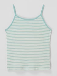 Top mit Streifenmuster Modell 'Gila' von Only Blau / Türkis - 2