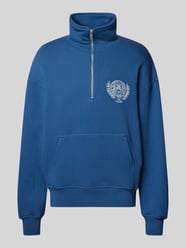 Sweatshirt mit Label-Print von THE KOOPLES Blau - 25