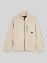 Teddyjacke mit Brusttasche von Tom Tailor Denim Beige - 39