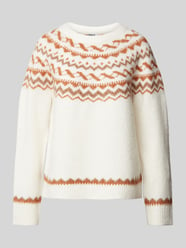 Pullover mit Norwegermuster Modell 'ISLE' von Only Beige - 31