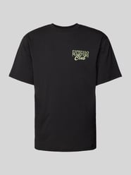 T-Shirt mit geripptem Rundhalsausschnitt Modell 'ESPRESSO' von Only & Sons Schwarz - 18